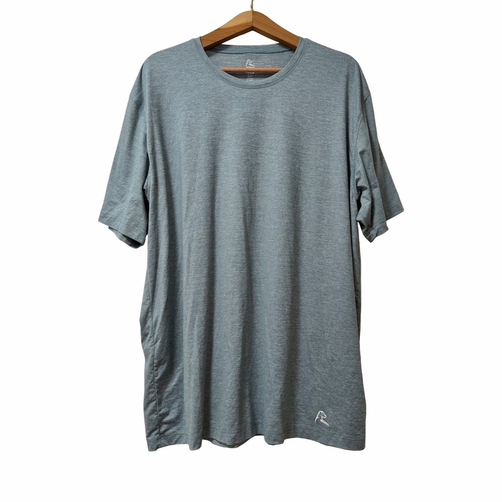 Rhoback Mens Blitz Tech Performance Stretch Short Sleeve T Shirt Size 3XL Teal